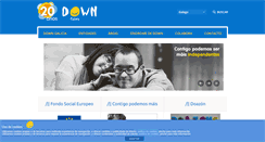 Desktop Screenshot of downgalicia.org